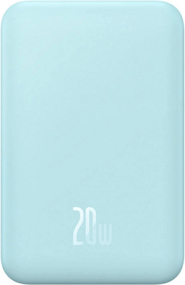 Magnetyczny mini power bank Baseus 5000 mAh USB‑C 20 W niebieski