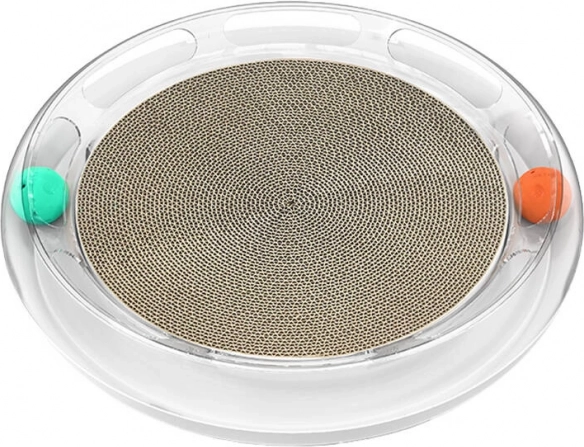 Okrągły koci drapak PETKIT z piłeczkami i torem