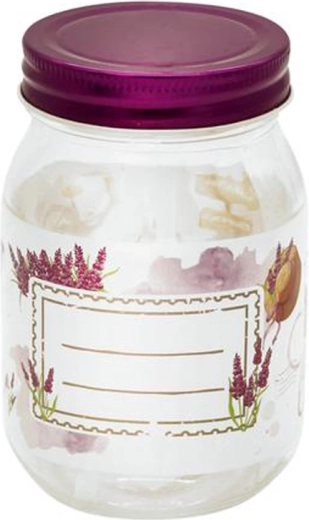 Słoik do przetworów z pokrywką TORO 500 ml Lawenda