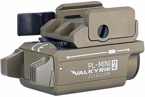 Taktyczna latarka do pistoletu Olight PL-Mini 2 Valkyrie, 600 lm, piaskowa