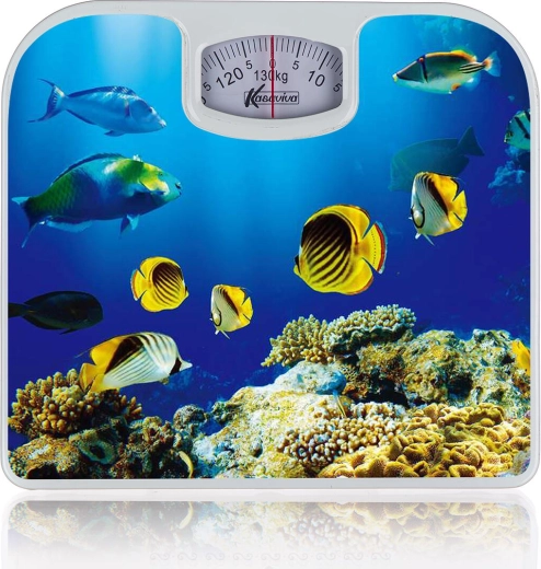 Osobista waga mechaniczna z motywem podwodnego świata 130 kg