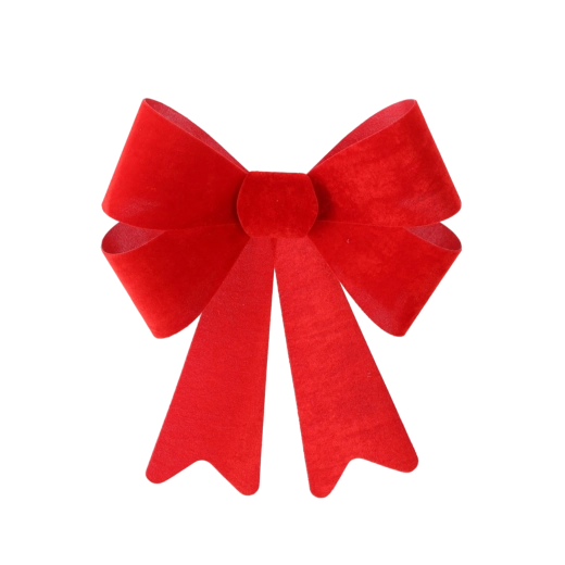 Świąteczna kokarda czerwona 36 × 51 cm