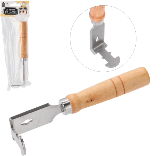 Skrobak do ramek z drewnianą rękojeścią dla pszczelarzy