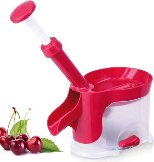 Drylownica do wiśni, czereśni i oliwek z przyssawką 20 × 12 × 27 cm