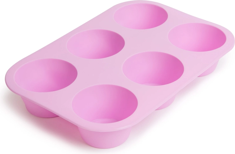 Silikonowa forma na 6 muffinów