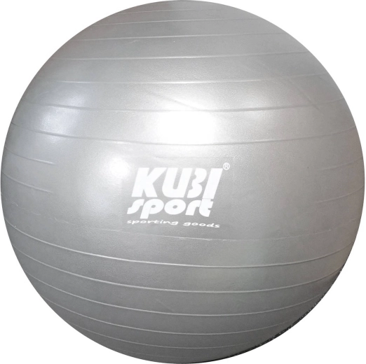 Gimnastyczna piłka Kubisport srebrna 65 cm - 1 szt.