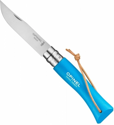 Opinel N°07 Trekking nóż składany 8 cm błękitny buk