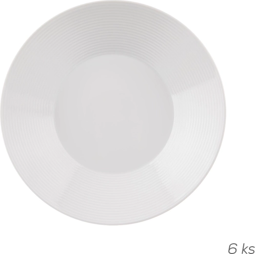 Głęboki talerz Mona „linka” 22 cm, zestaw 6 szt.