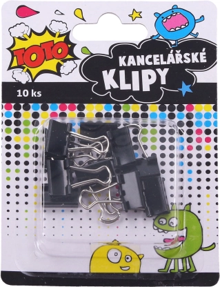 Klip biurowy 15 mm, 10 szt.