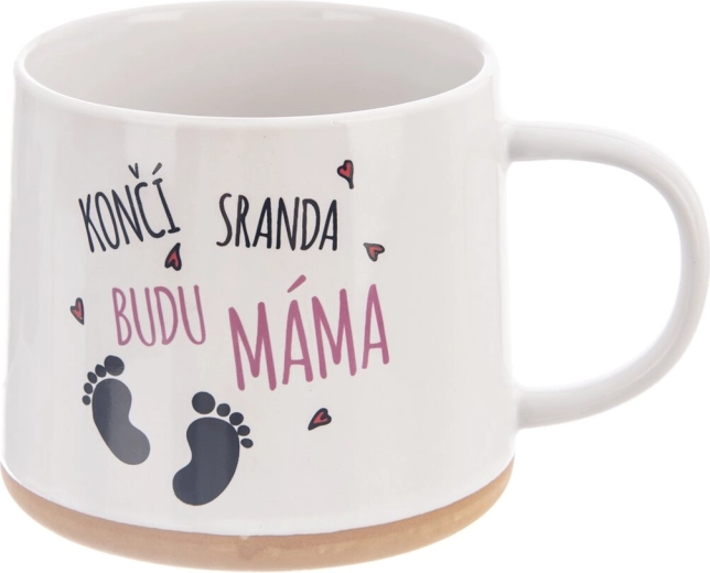 Kubek ceramiczny „Będę mamą” 0,63 l