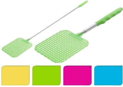 Teleskopiczna packa na muchy 24–56 cm, mix kolorów