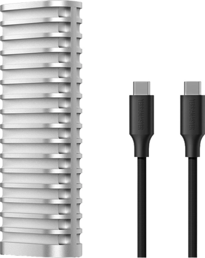 TerraMaster D1 SSD Plus – zewnętrzna obudowa dla SSD M.2 NVMe (USB4, 1 zatoka)