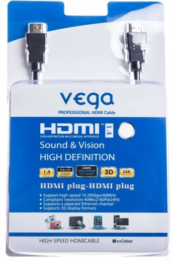 Vega kabel HDMI 10 m czarny