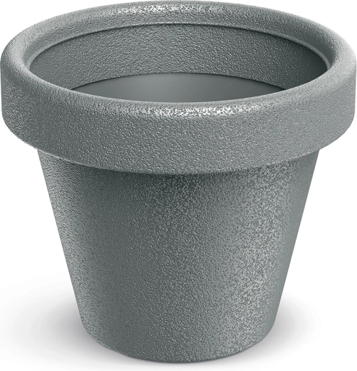 Plastowa doniczka Origina 23,8 cm – szary kamień