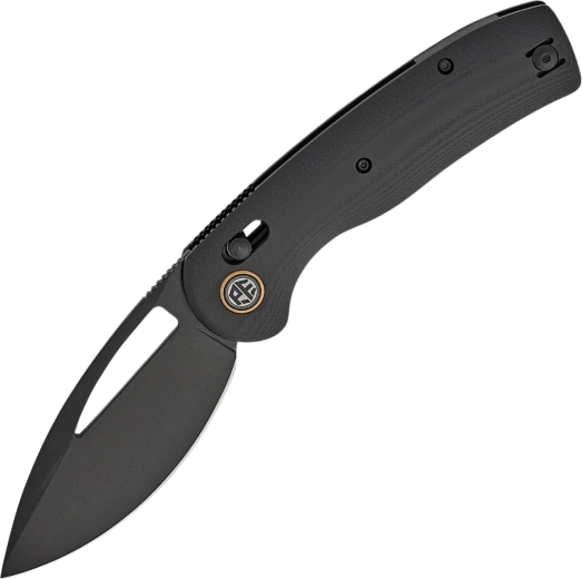 Nóż składany Petrified Fish Viper 8,9 cm, Black Stonewash, G10, czarny