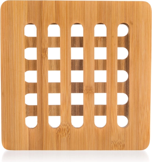 Bambusowa podkładka pod gorące naczynia 16 × 16 cm BRILLANTE