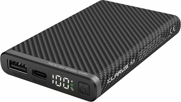 Klarus K5 powerbank 10000 mAh z szybkim ładowaniem i wyświetlaczem LED