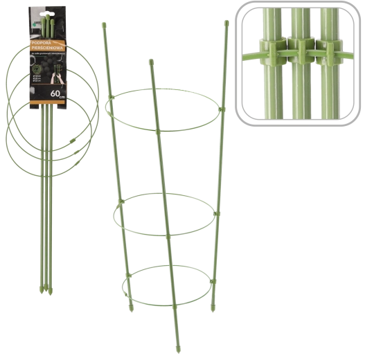 Okrągła podpora do roślin 60 cm