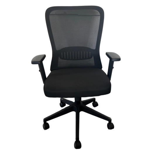 Ergonomiczne krzesło biurowe DIANO, siatka, z regulowanymi podłokietnikami