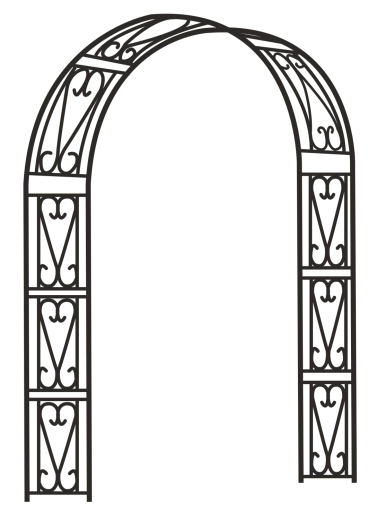 Pergola ogrodowa 150 × 40 × 250 cm