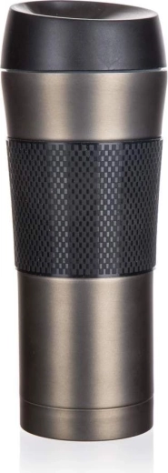 Kubek podróżny AKCENT 420 ml antracytowy