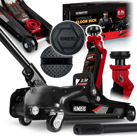 Niskoprofilowy hydrauliczny podnośnik jezdny 2,5 t HUMBERG HM-380