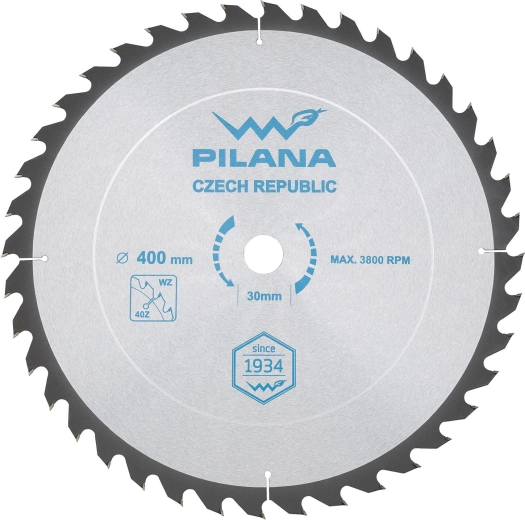 Tarcza pilarska PILANA SK 5255 WZ 400 mm, 40 zębów, 30 mm