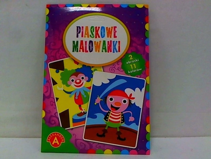 Malowanie piaskiem – klaun i pirat