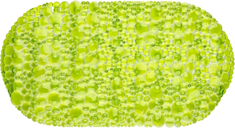 Antypoślizgowa mata do wanny Mermaid 64 × 34 cm – transparentna zielona