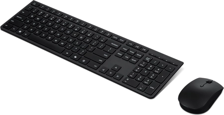 Profesjonalny bezprzewodowy zestaw Lenovo: ładowana klawiatura i mysz (US English)