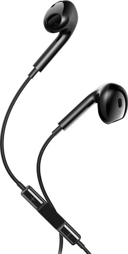 Przewodowe słuchawki Maxlife MXEP-04 USB-C czarne