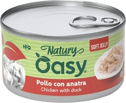 Oasy Natury Soft Jelly kurczak z kaczką 150 g