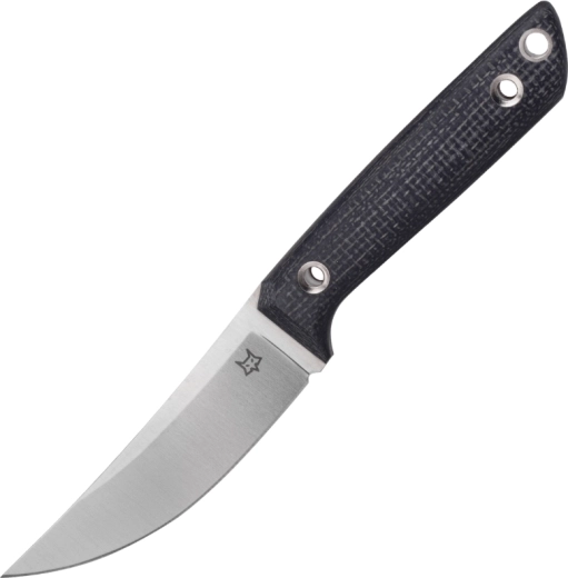Fox Knives Perser nóż outdoorowy 9 cm, czarna micarta, skórzana pochwa