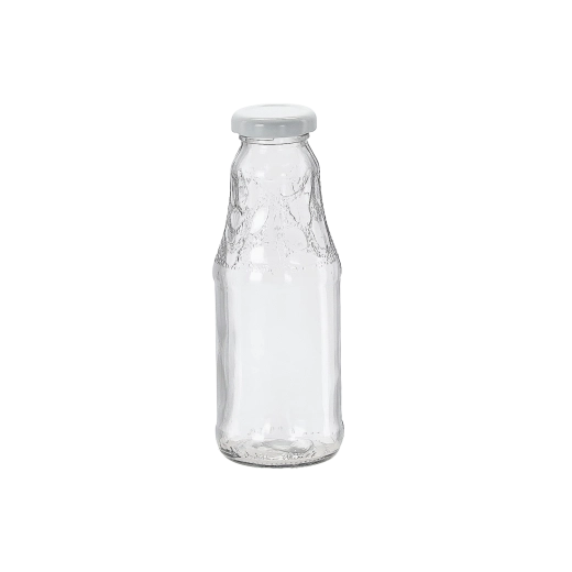 Szklana butelka 330 ml z zamknięciem 38 mm do soków i syropów