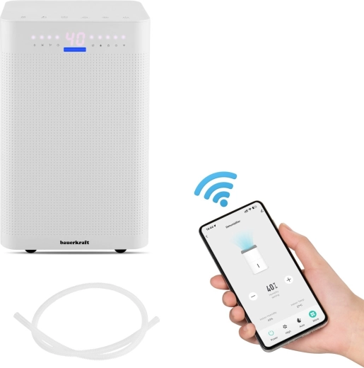 Osuszacz powietrza Bauerkraft 12 l/24 h z Wi‑Fi