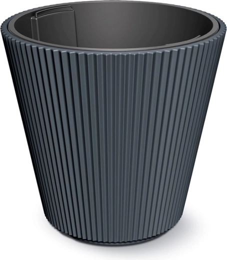 Donica z wkładem Milly 46,7 cm antracyt
