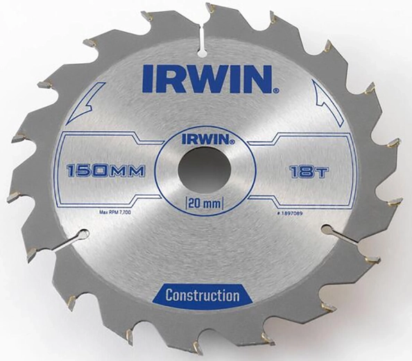 Tarcza pilarska IRWIN 150 mm, 18 zębów, drewno