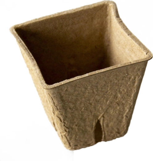 Jednorazowa doniczka torfowa 6 × 6 × 5,6 cm (20 szt.)