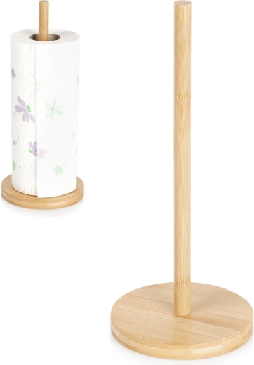 Bambusowy stojak na papierowe ręczniki 29,5 cm