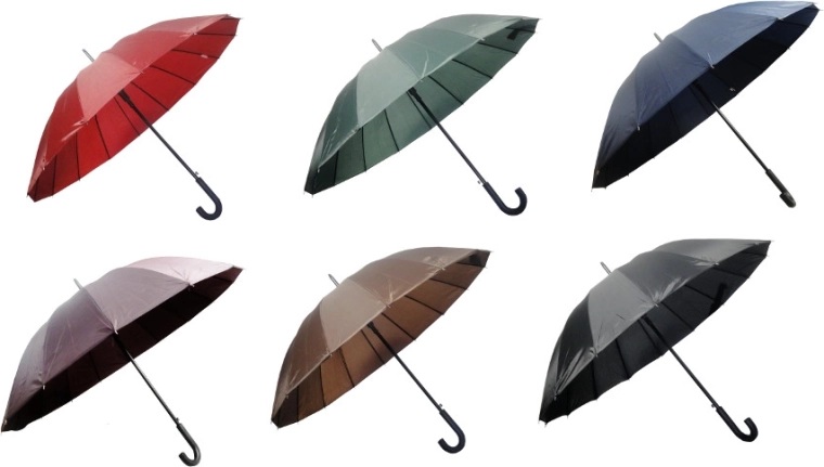 Automatyczny parasol z podwójnymi drutami