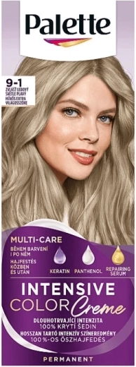 Palette Intensive Color Creme 9-1 extra lodowo jasny blond, 50 ml