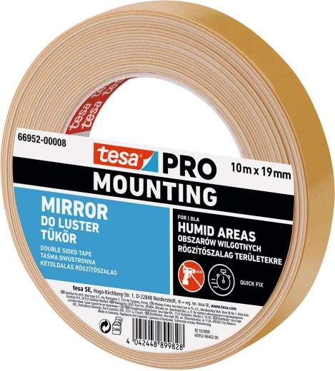 Taśma montażowa do luster 19 mm × 1,5 m Tesa