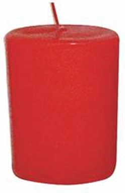 Świeca zapachowa o aromacie róży, czerwona 4 × 4,9 cm