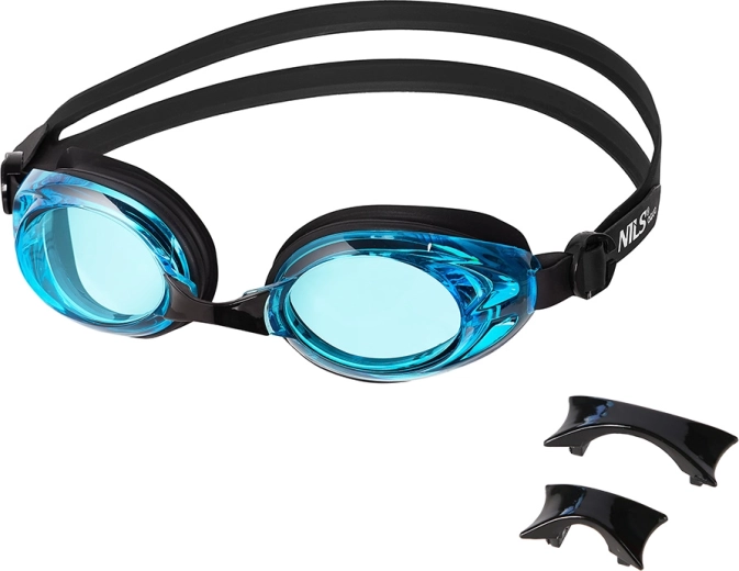 Okulary pływackie Nils Aqua niebieskie