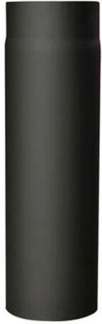 Rura dymowa z otworem 120 mm, długość 250 mm, czarna