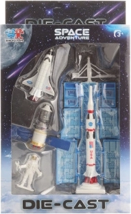 Kosmiczny metalowy zestaw dla dzieci