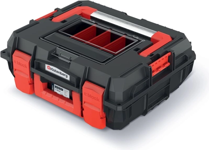 Skrzynia na narzędzia C Block Alu Log 45 × 38 × 16,8 cm czarna