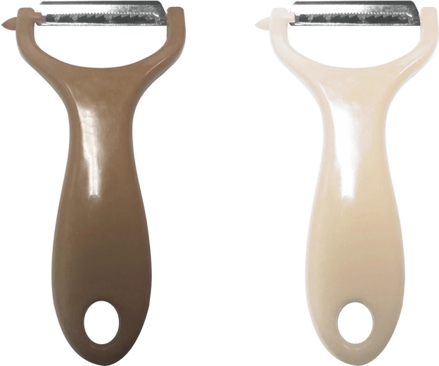 Obieraczka typu Y Julienne z nierdzewnym ostrzem 5 cm, plastikowa rączka, mix kolorów