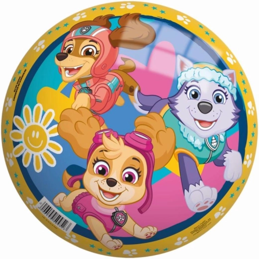 Piłka PAW PATROL 23 cm perłowa