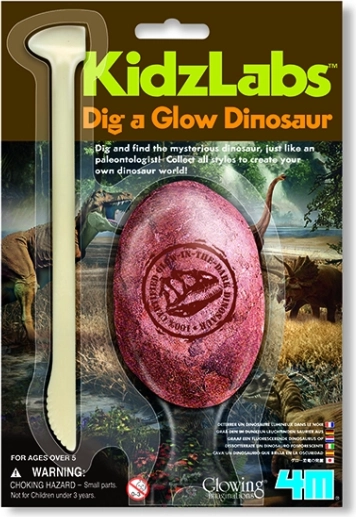 4M Fosforyzujący szkielet dinozaura